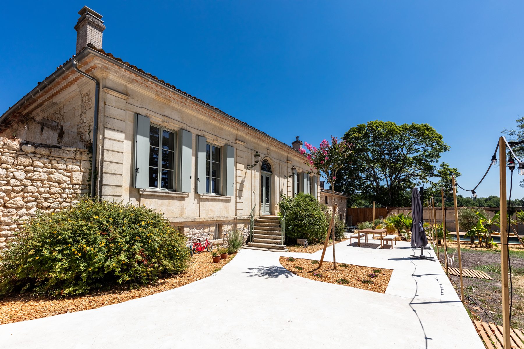 Façade du Château Cluzel